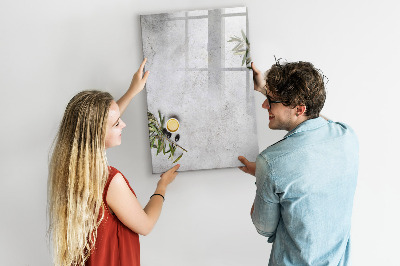 Magnetická popisovateľná tabuľa Moderná tabuľa na poznámky a fotografie