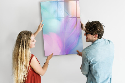 Magnetická popisovateľná tabuľa Farebná tabuľa na poznámky a fotografie