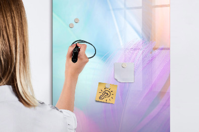 Magnetická popisovateľná tabuľa Farebná tabuľa na poznámky a fotografie
