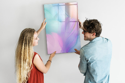Magnetická popisovateľná tabuľa Farebná tabuľa na poznámky a fotografie