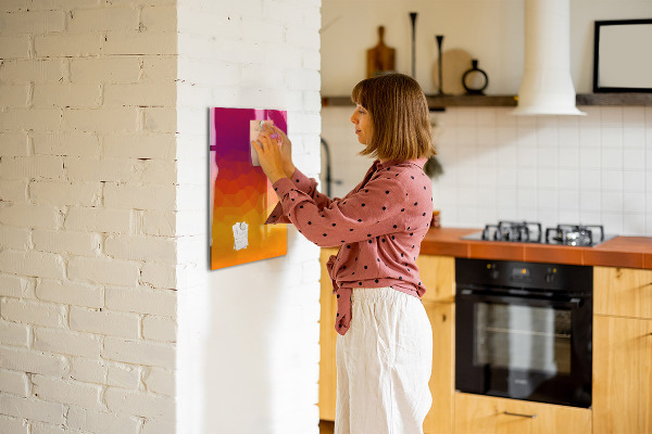 Magnetická popisovateľná tabuľa Farebná tabuľa na poznámky a fotografie