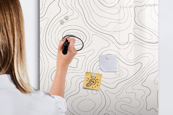 Magnetická popisovateľná tabuľa Kreatívny spôsob, ako prezentovať svoje fotografie
