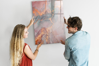Magnetická popisovateľná tabuľa Štýlová tabuľa na poznámky a fotografie