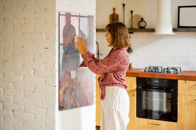 Magnetická popisovateľná tabuľa Štýlová tabuľa na poznámky a fotografie