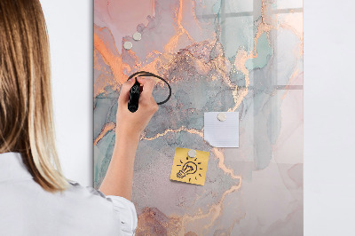 Magnetická popisovateľná tabuľa Štýlová tabuľa na poznámky a fotografie