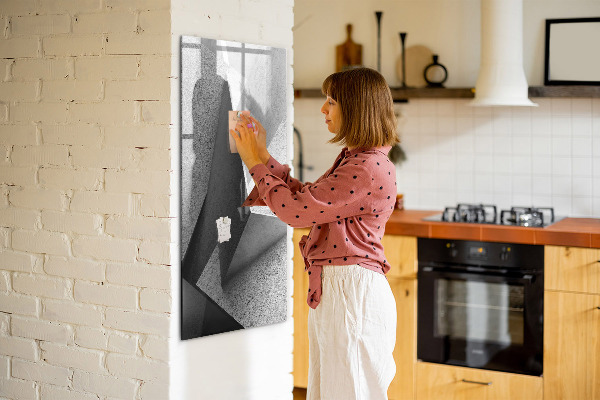 Magnetická popisovateľná tabuľa Moderná tabuľa na zobrazovanie fotografií