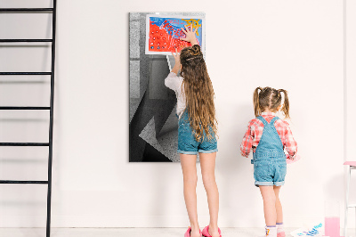 Magnetická popisovateľná tabuľa Moderná tabuľa na zobrazovanie fotografií