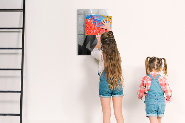Magnetická popisovateľná tabuľa Moderná tabuľa na zobrazovanie fotografií