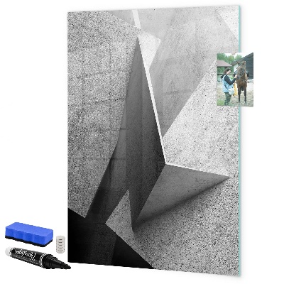 Magnetická popisovateľná tabuľa Moderná tabuľa na zobrazovanie fotografií