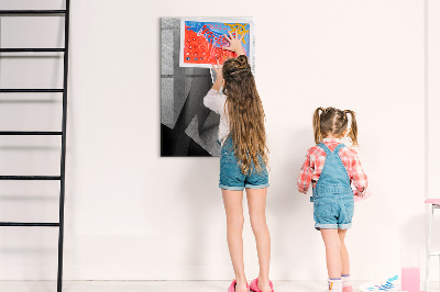 Magnetická popisovateľná tabuľa Moderná tabuľa na zobrazovanie fotografií