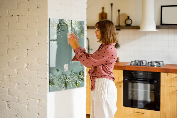 Magnetická popisovateľná tabuľa Kreatívne miesto pre spomienky a fotografie