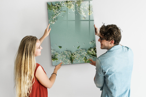 Magnetická popisovateľná tabuľa Kreatívne miesto pre spomienky a fotografie