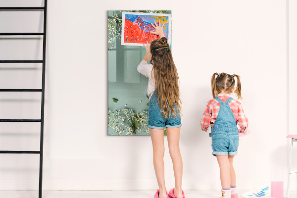 Magnetická popisovateľná tabuľa Kreatívne miesto pre spomienky a fotografie