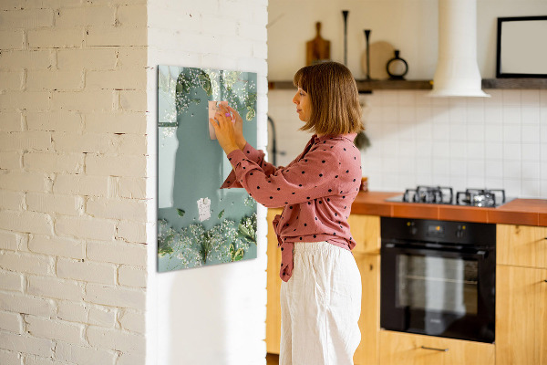 Magnetická popisovateľná tabuľa Kreatívne miesto pre spomienky a fotografie