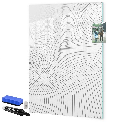 Magnetická popisovateľná tabuľa Zrkadlo s miestom na fotografie