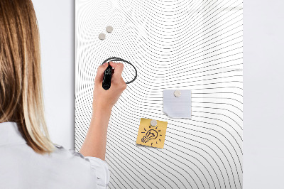 Magnetická popisovateľná tabuľa Zrkadlo s miestom na fotografie