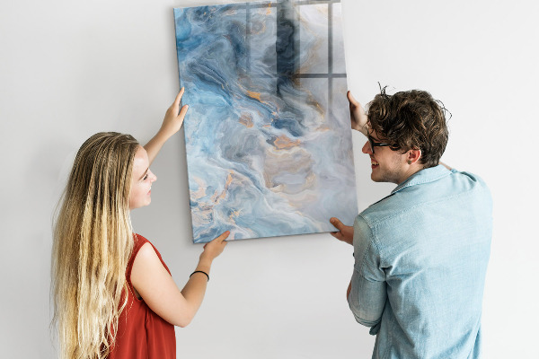 Magnetická popisovateľná tabuľa Moderná tabuľa na poznámky a fotografie