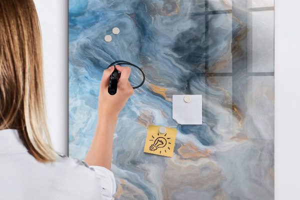 Magnetická popisovateľná tabuľa Moderná tabuľa na poznámky a fotografie