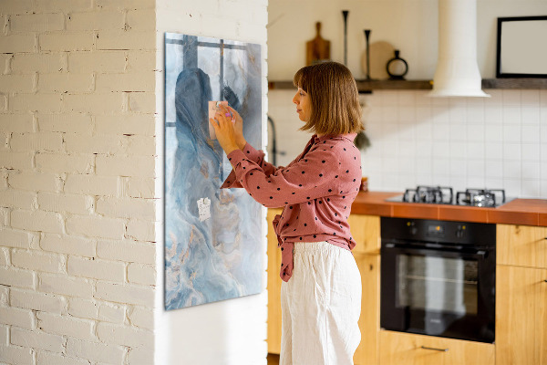 Magnetická popisovateľná tabuľa Moderná tabuľa na poznámky a fotografie