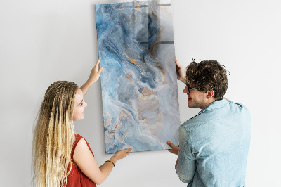 Magnetická popisovateľná tabuľa Moderná tabuľa na poznámky a fotografie