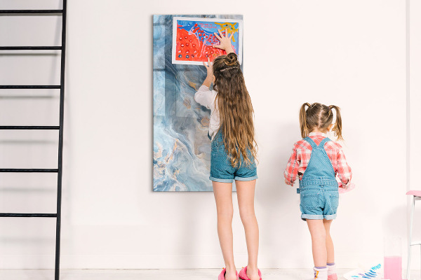 Magnetická popisovateľná tabuľa Moderná tabuľa na poznámky a fotografie