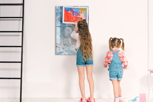 Magnetická popisovateľná tabuľa Moderná tabuľa na poznámky a fotografie