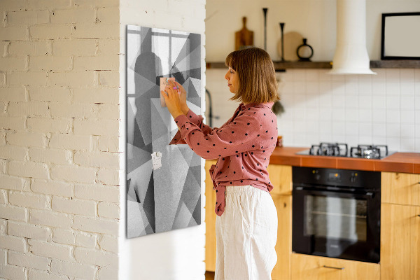 Kresliaca magnetická tabuľa Moderná tabuľa na poznámky a fotografie