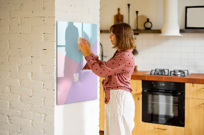 Magnetická popisovateľná tabuľa Farebná tabuľa na poznámky a fotografie