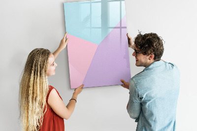Magnetická popisovateľná tabuľa Farebná tabuľa na poznámky a fotografie