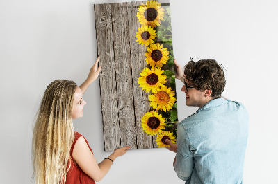 Magnetická popisovateľná tabuľa Kreatívna kvetinová a fotografická tabuľa