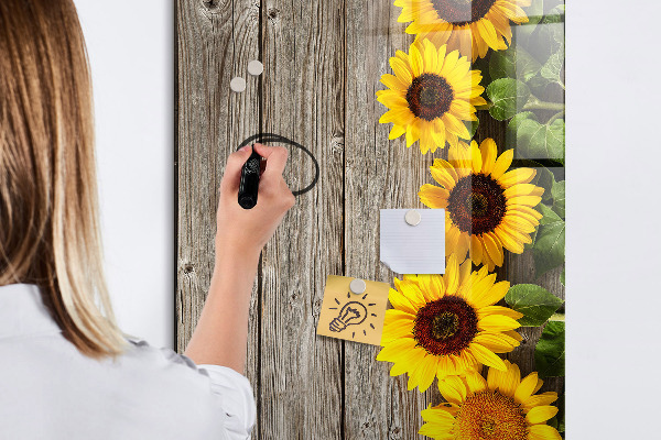 Magnetická popisovateľná tabuľa Kreatívna kvetinová a fotografická tabuľa