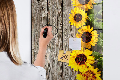 Magnetická popisovateľná tabuľa Kreatívna kvetinová a fotografická tabuľa