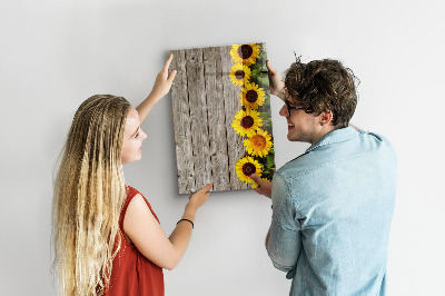 Magnetická popisovateľná tabuľa Kreatívna kvetinová a fotografická tabuľa