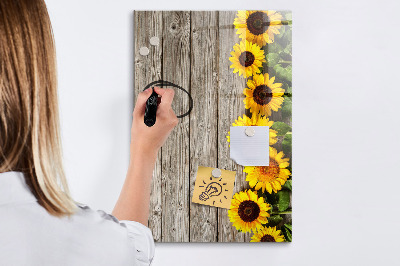 Magnetická popisovateľná tabuľa Kreatívna kvetinová a fotografická tabuľa