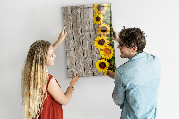 Magnetická popisovateľná tabuľa Kreatívna kvetinová a fotografická tabuľa