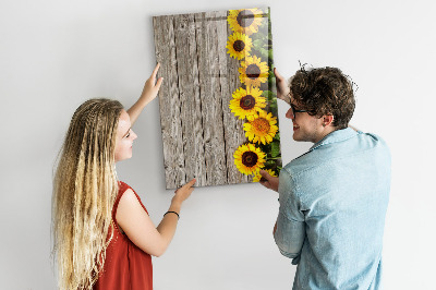 Magnetická popisovateľná tabuľa Kreatívna kvetinová a fotografická tabuľa