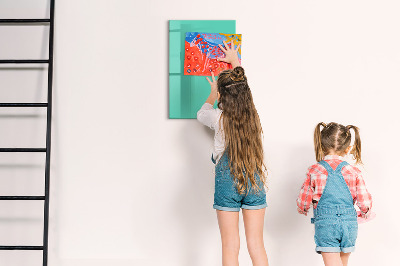 Magnetická popisovateľná tabuľa Farebná tabuľa na fotografie a poznámky