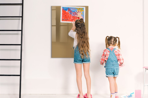 Magnetická popisovateľná tabuľa Praktická tabuľa na poznámky a fotografie