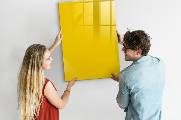 Magnetická popisovateľná tabuľa Farebná tabuľa na poznámky a fotografie