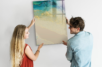 Magnetická popisovateľná tabuľa Štýlová tabuľa na poznámky a fotografie