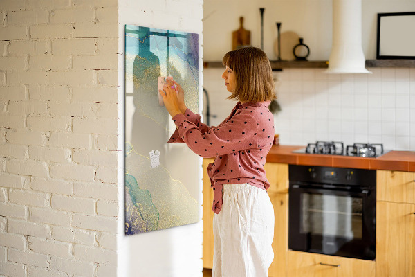 Magnetická popisovateľná tabuľa Štýlová tabuľa na poznámky a fotografie