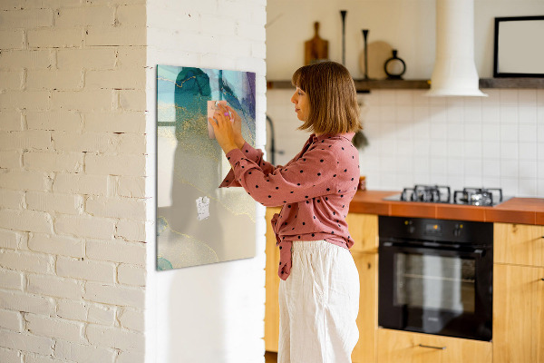 Magnetická popisovateľná tabuľa Štýlová tabuľa na poznámky a fotografie