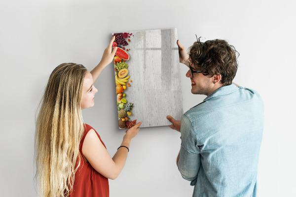Magnetická popisovateľná tabuľa Kreatívna ovocná doska s fotografiami