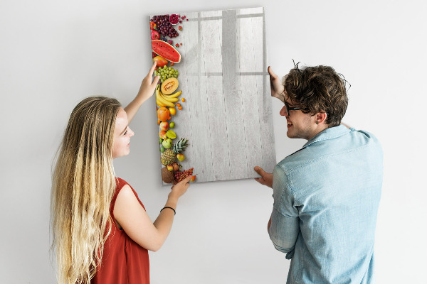 Magnetická popisovateľná tabuľa Kreatívna ovocná doska s fotografiami