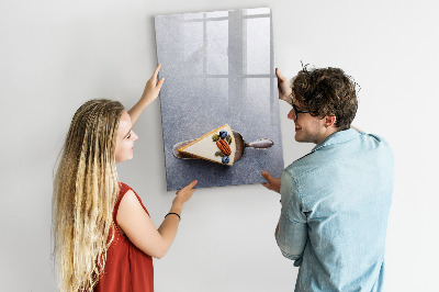 Kresliaca magnetická tabuľa Kreatívna tabuľa na poznámky a fotografie