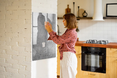 Magnetická popisovateľná tabuľa Moderná tabuľa na poznámky a fotografie