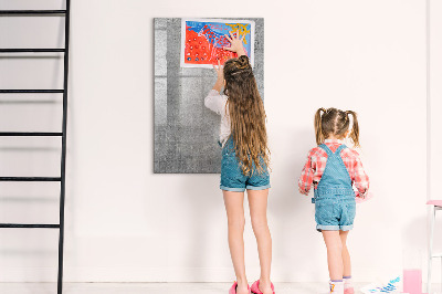 Magnetická popisovateľná tabuľa Moderná tabuľa na poznámky a fotografie