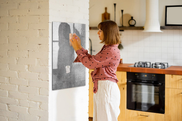 Magnetická popisovateľná tabuľa Moderná tabuľa na poznámky a fotografie