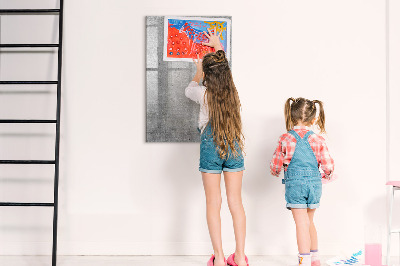 Magnetická popisovateľná tabuľa Moderná tabuľa na poznámky a fotografie