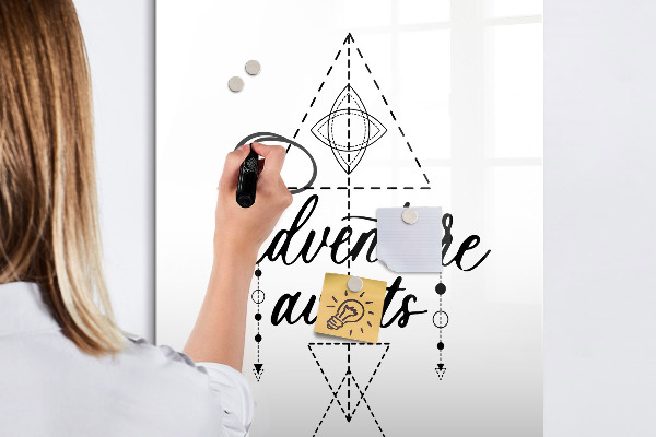 Magnetická popisovateľná tabuľa Kreatívny priestor pre spomienky a dobrodružstvá